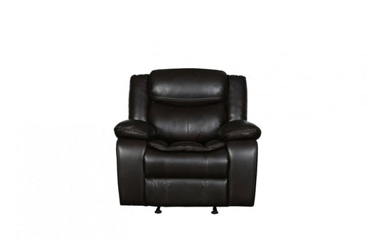 Leather-Aire Manual Reclining Chair