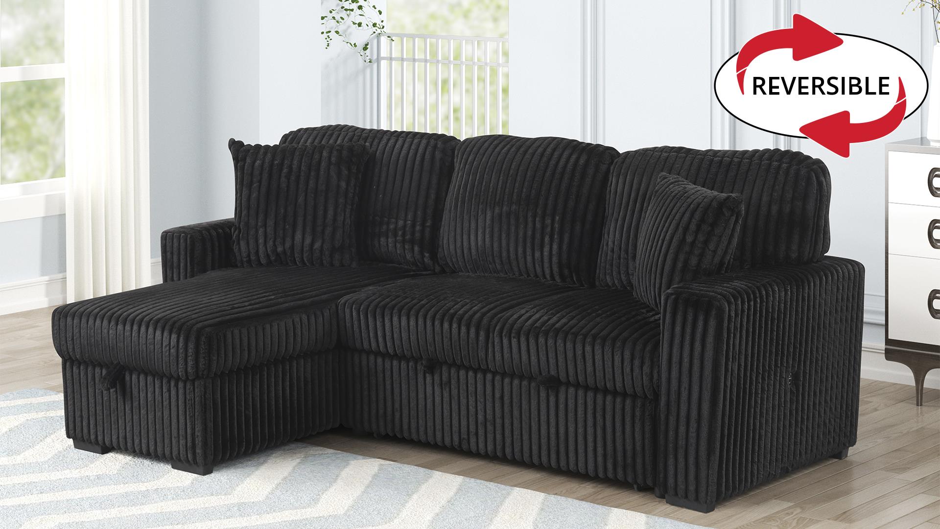 buy sectional black sofa near san bernardino